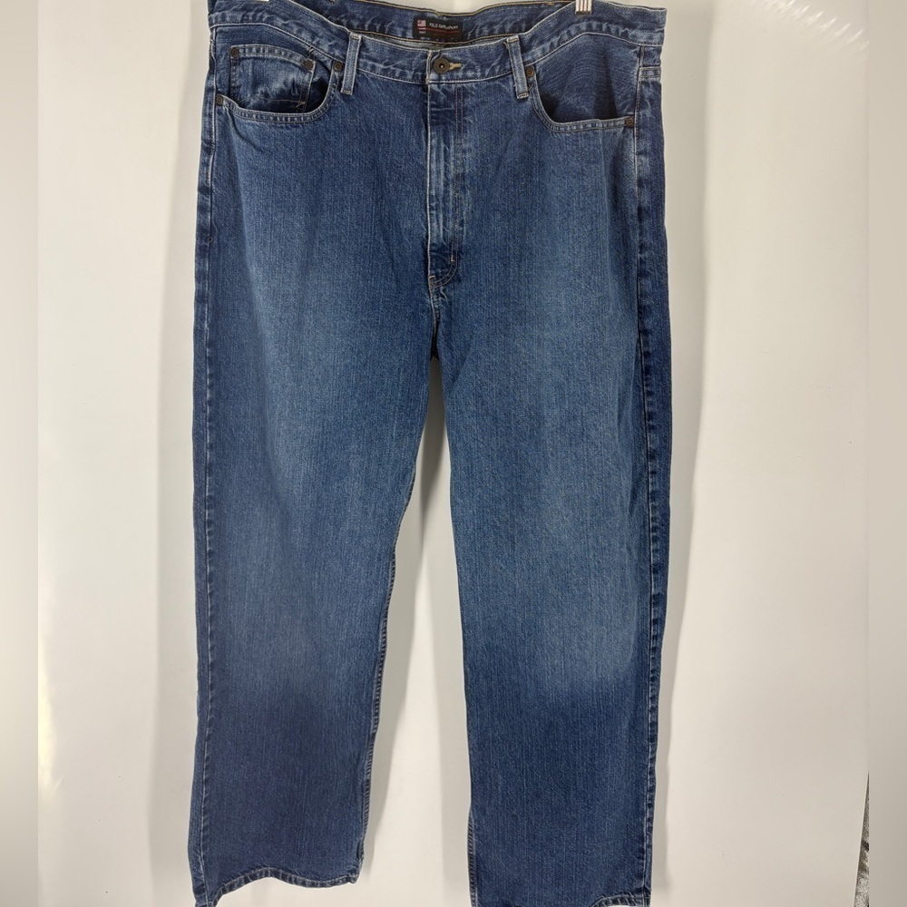 Ralph Lauren Polo Jeans Mens Blue Woodrow Relaxed Fit Cotton Denim-40x32 - Picture 8 of 11